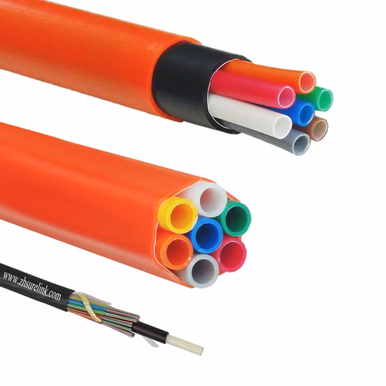 Mini Fiber Optic Cable Couplings Micro Duct Connector HDPE Air Blow Fiber Straight Gasblock Microduct Connector