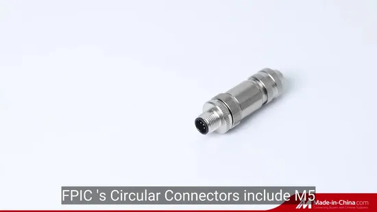 공장 고품질 코딩 A 및 B, IP67, IP68, IP69K, 방수 케이블 M8 커넥터